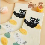 LXH × Miao Ji Cat Co-branded Socks - Official Genuine Cat Tea Party Merchandise Series